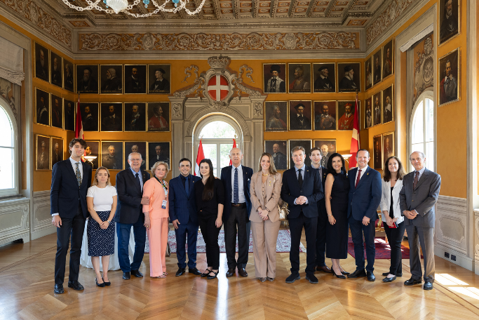 Missão Oficial Brasileira Visita a Ordem de Malta na Villa Magistral do Gran Priori di Roma no Aventino